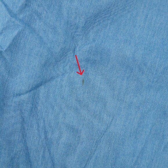 Sezane Erine Long-Sleeve Button-Up Shirt In Chambray - Women's Size US 2 - NWD! - Picture 7 of 11